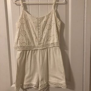 Gorgeous White Romper*** High Quality** Like New